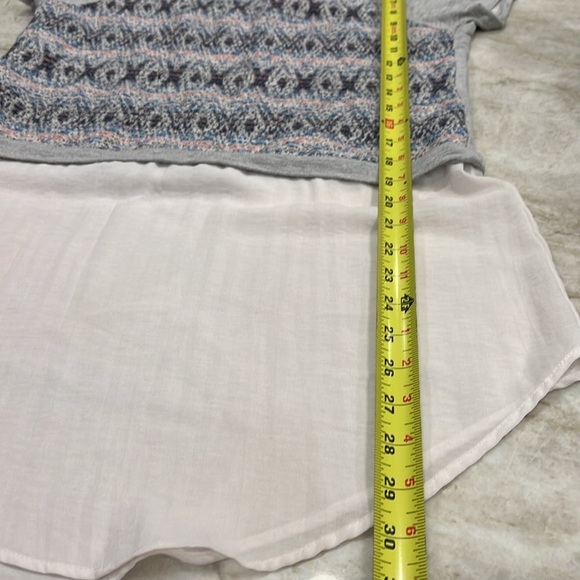 Dolan Left Coast Collection Mixed Media Embroidered Tunic | Size Small - Picture 4 of 10